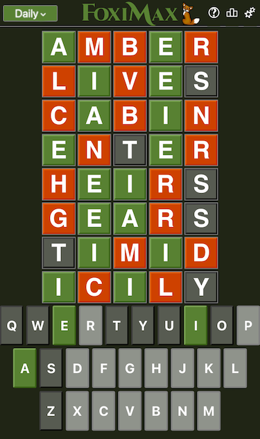 Missed letters example